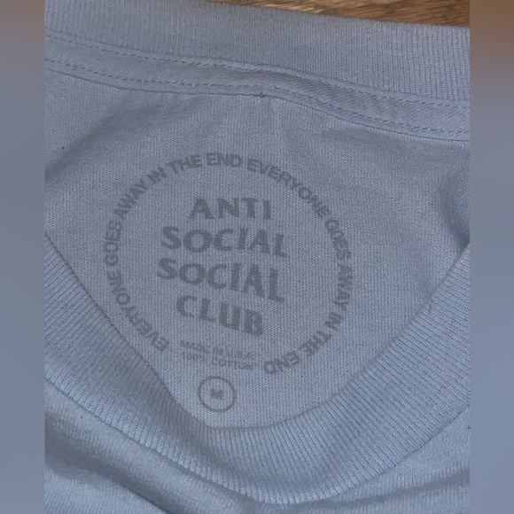 Anti Social Social Club Hong Kong T-shirt Good Condition - Picture 3 of 3